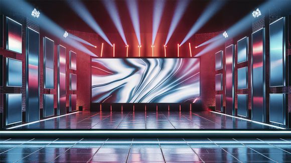 3D Virtual Studio Set News Design 38