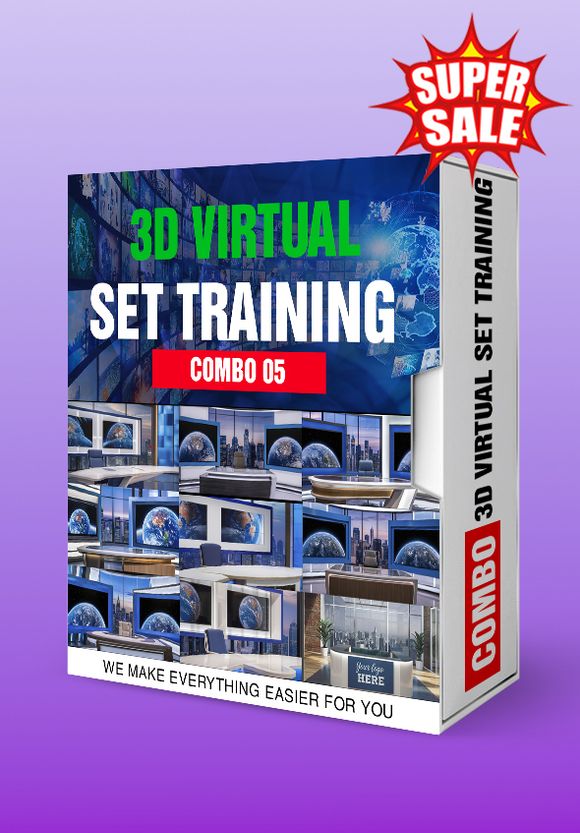 COMBO 05  3D Virtual Studio Set Training