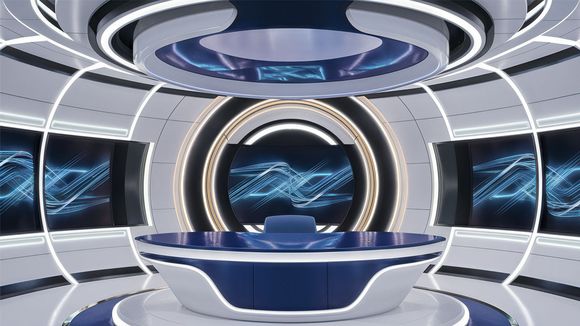 3D Virtual Studio Set Training 15