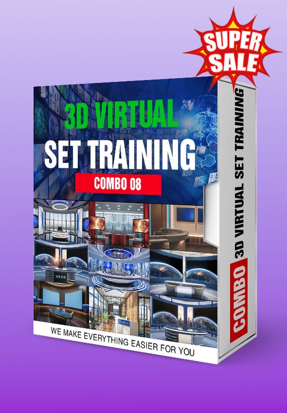 COMBO 08  3D Virtual Studio Set Training