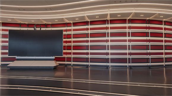 3D Virtual Studio Set Library Design 24