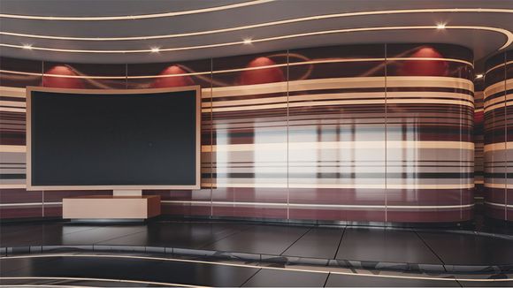3D Virtual Studio Set Library Design 07
