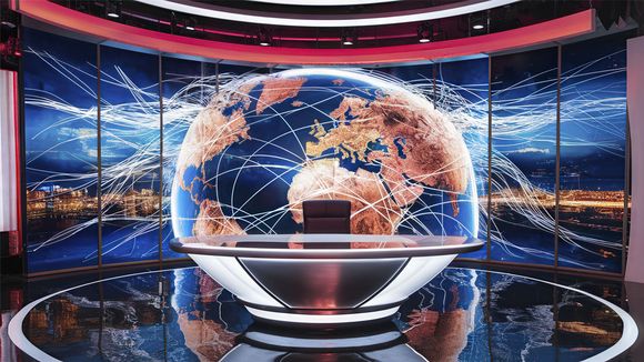 4K Virtual TV Studio Set Design 05
