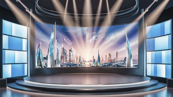 3D Virtual Studio Set News Design 39