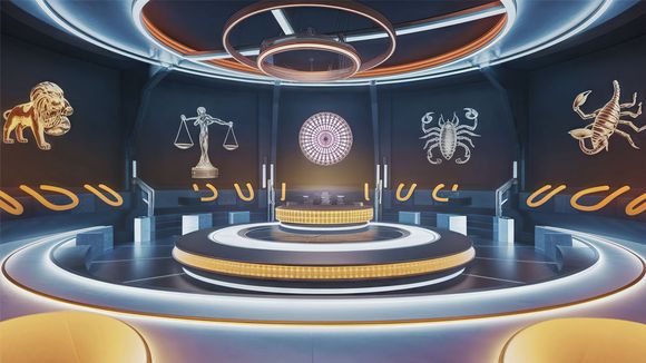 4K Virtual TV Studio Set Design 19