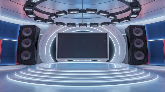 4K Virtual TV Studio Set Design 03