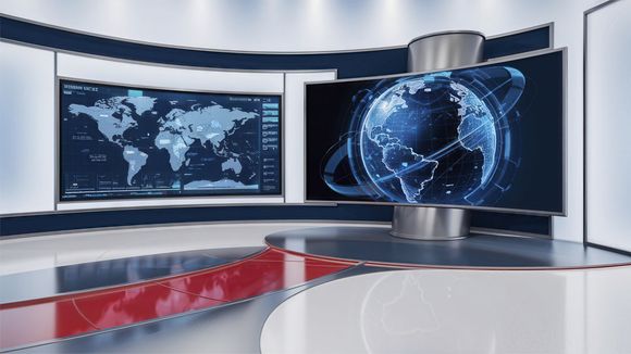 3D Virtual Studio Set Library Design 03