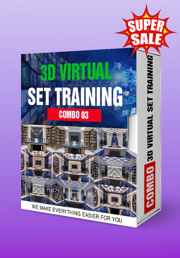 COMBO 03  3D Virtual Studio Set Training