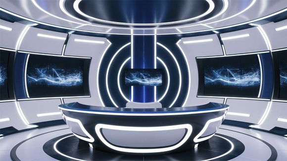 3D Virtual Studio Set Training 19