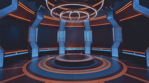 3D Virtual Studio Set Library Design 19