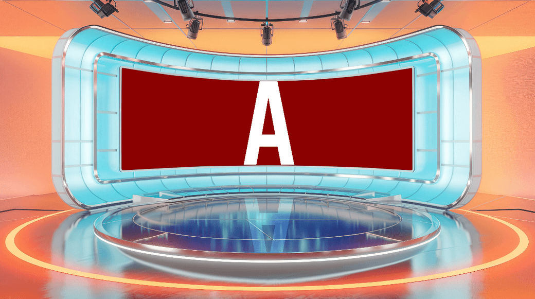 vMix 4K Virtual TV Studio Set 01