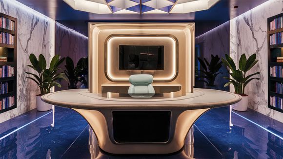 3D Virtual Studio Set News Design 02