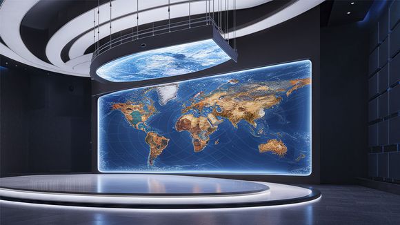3D Virtual Studio Set News Design 63