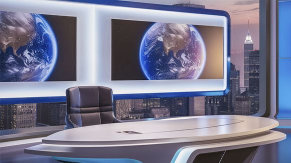 3D Virtual Studio Set Training 55