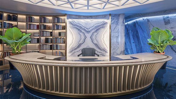 3D Virtual Studio Set News Design 01