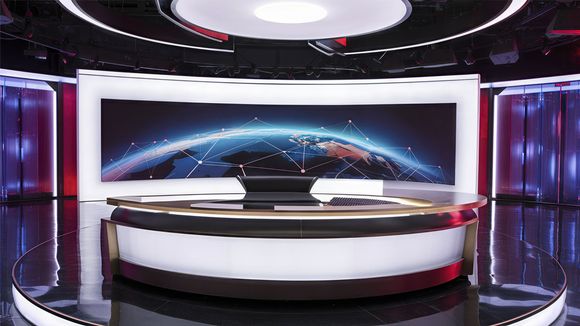 4K Virtual TV Studio Set Design 06