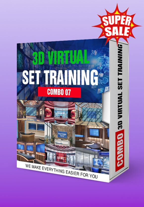 COMBO 07  3D Virtual Studio Set Training