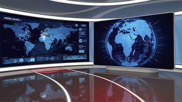 3D Virtual Studio Set Library Design 04