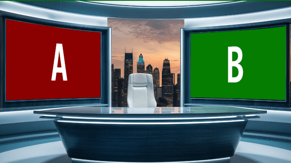 vMix 3D Virtual Studio Set News  Design 03