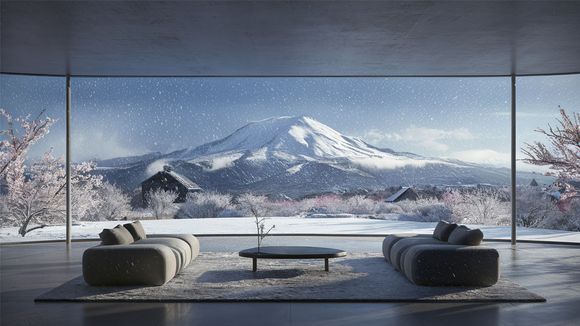 3D Virtual Studio Set Future Design 24