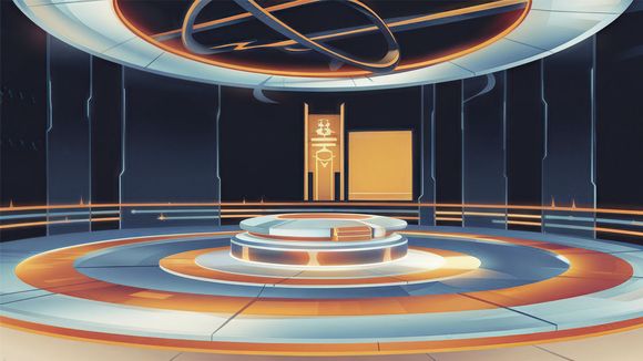 3D Virtual Studio Set Library Design 02
