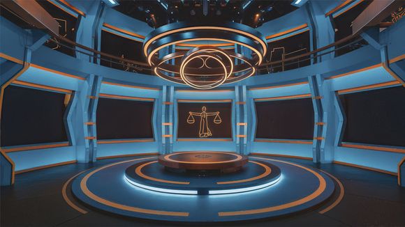 3D Virtual Studio Set Library Design 16