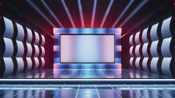 3D Virtual Studio Set News Design 57