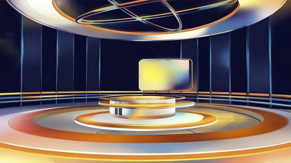 3D Virtual Studio Set Library Design 21