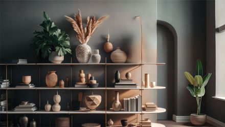 Zoom background 110 Interior space living room 02