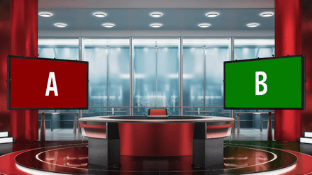 vMix 3D Virtual Studio Set News  Design 09