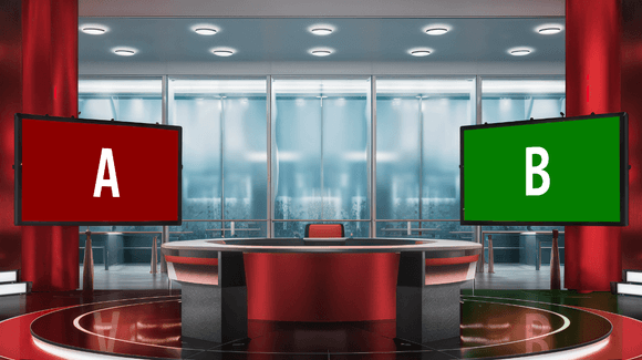 vMix 3D Virtual Studio Set News  Design 09