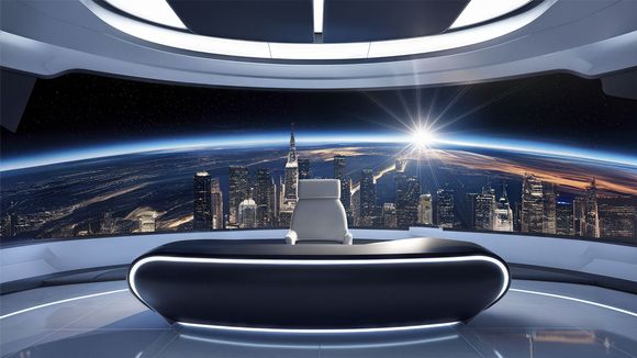 3D Virtual Studio Set Future Design 32
