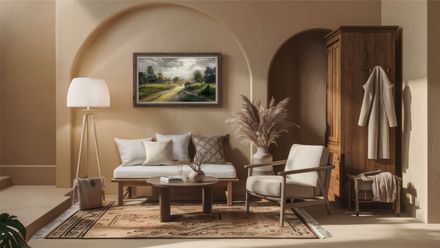 Zoom Background digital representation of an elegantly designed 001