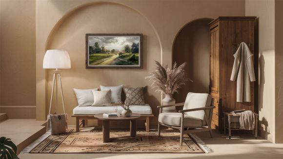 Zoom Background digital representation of an elegantly designed 001