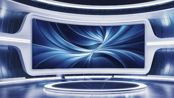 3D Virtual Studio Set Future Design 10