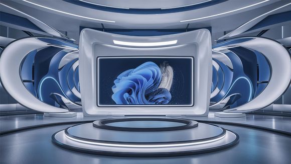 3D Virtual Studio Set Future Design 36