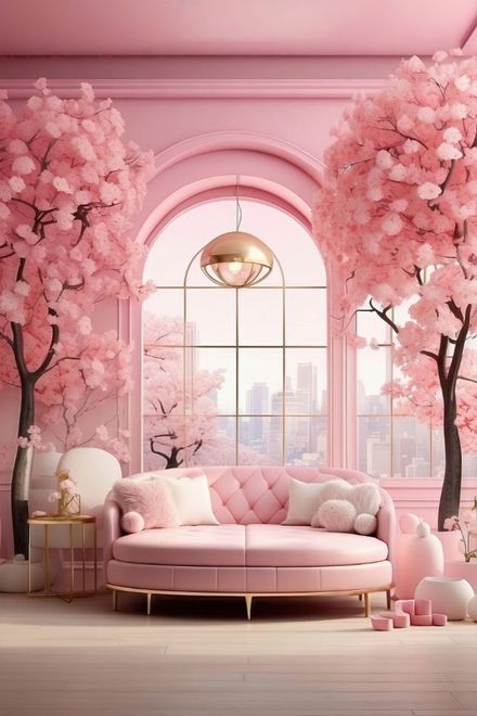 Chic Pink Room 001