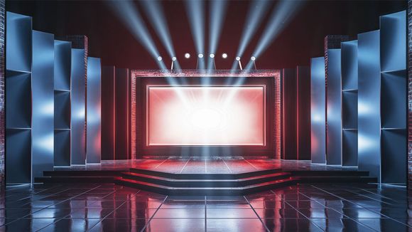 3D Virtual Studio Set News Design 34