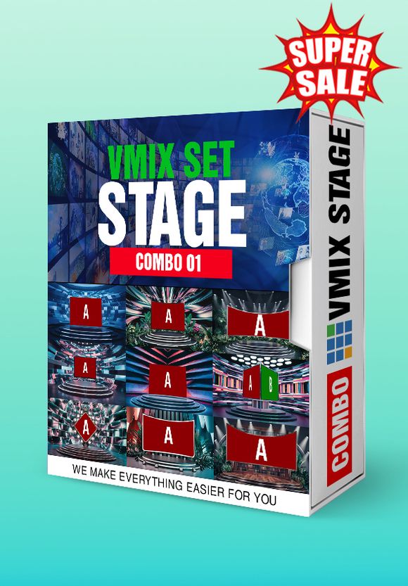 COMBO 01 vMix Virtual Set Stage