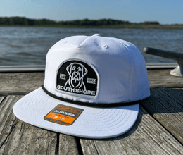 Retriever Hat | White with Black Rope