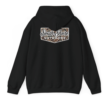 Duck Camo Patch Hoodie | Black