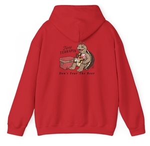 Tipsy Terrapin Hoodie | Red