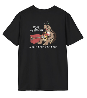 Tipsy Terrapin T-Shirt | Black PRE-ORDER