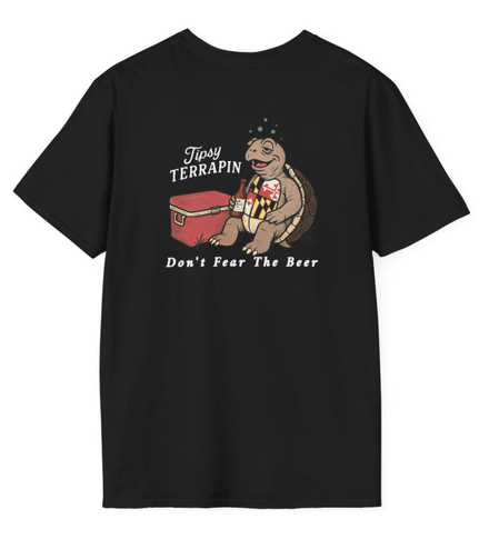 Tipsy Terrapin T-Shirt | Black 
