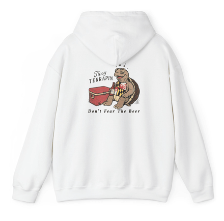Tipsy Terrapin Hoodie | White