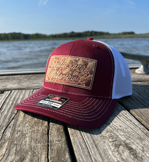 Classic Camo Trucker Hat - Cardinal Red/ White - Richardson 112