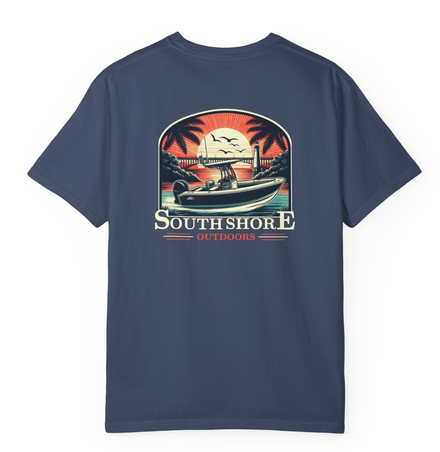 Summer Sunset Tee | Midnight Blue
