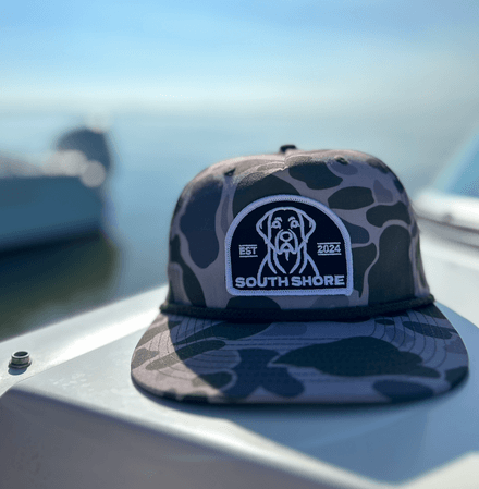 Retriever Hat | Marsh Camo with Rope