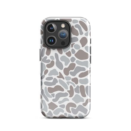 Vintage Grey Camo Iphone Case