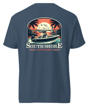 Summer Sunset Tee | Midnight Blue